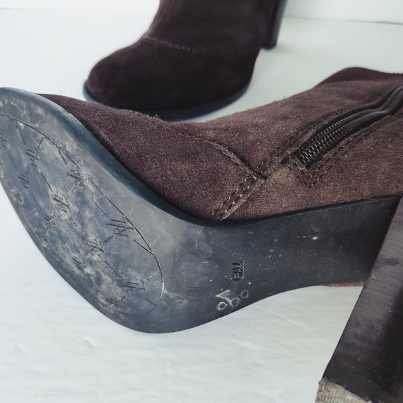 RALPH LAUREN Genuine Suede booties - Picture 7 of 8